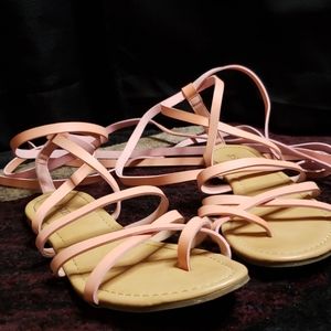 Pink Charlie Gladiator Sandles